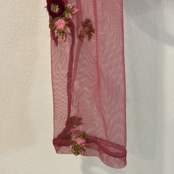 Free People Embroidered Floral Lace Longsleeve Top - Picture 3 of 5